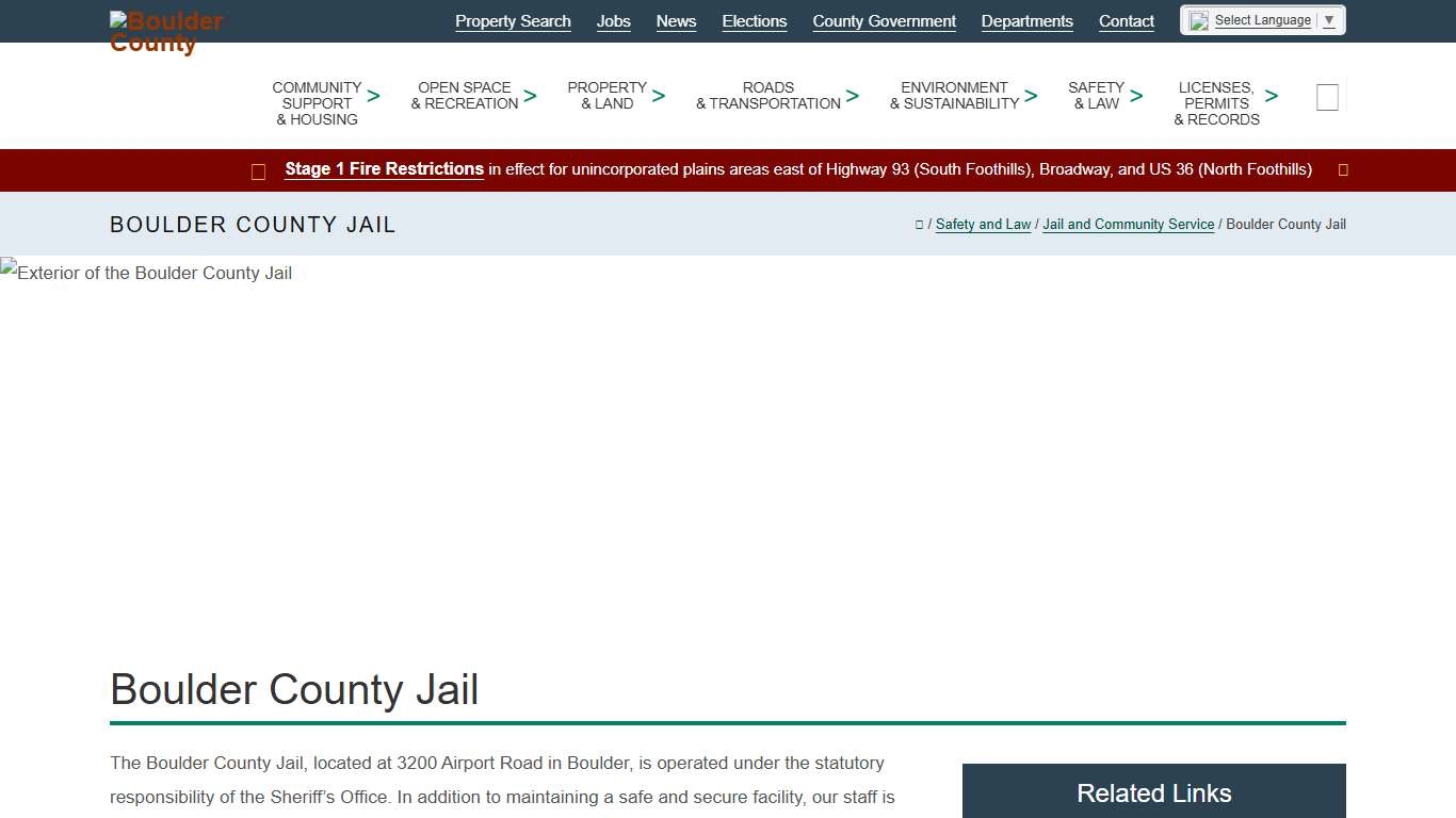 Boulder County Jail - Boulder County